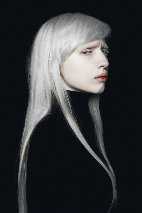 Nastya Kumarova Albino Model Albino Girl Portrait