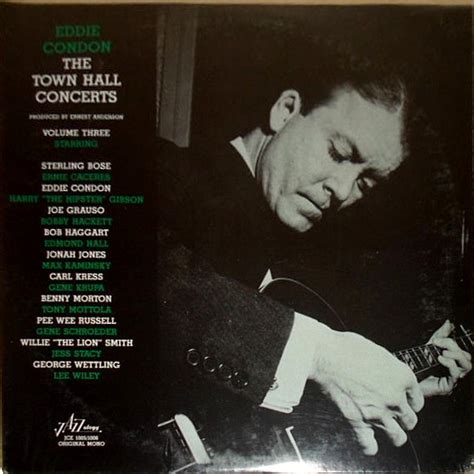 Eddie Condon The Town Hall Concerts Volume 3 Vinyl Lp Album Mono