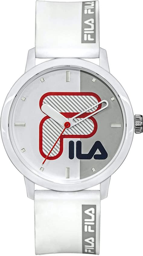 fila filastyle unisex white watches for men watches for women watch for man