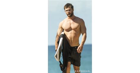 Chris Hemsworth Shirtless In Australia April 2016 Popsugar Celebrity Photo 12