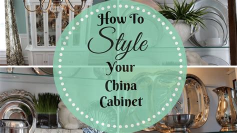 Some china cabinets feature shelves behind glass or wooden doors, while others have open shelving. HOME DECOR: How To Style A China Cabinet - YouTube
