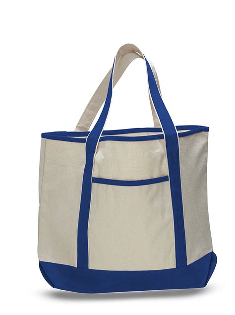 Tbf 22 Spacious Durable Large Canvas Tote Bag Wfront Pocket Pool