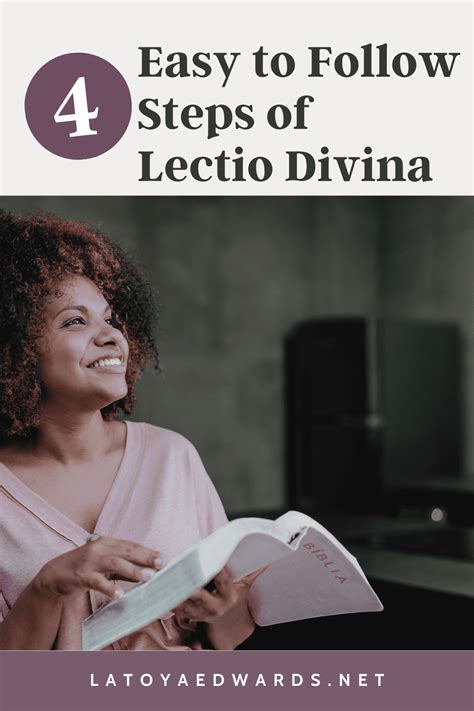 Steps Of Lectio Divina 4 Easy To Follow Steps
