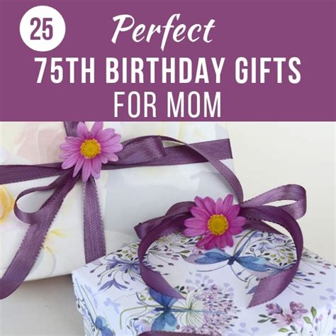 Check out these creative birthday gifts for her and find the perfect present to celebrate her special day. 75th Birthday Gift Ideas for Mom - 20+ 75th Birthday Gifts ...