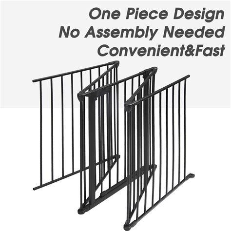 Charahome 121 Inch Baby Gate Fireplace Fence Baby Safety Gate