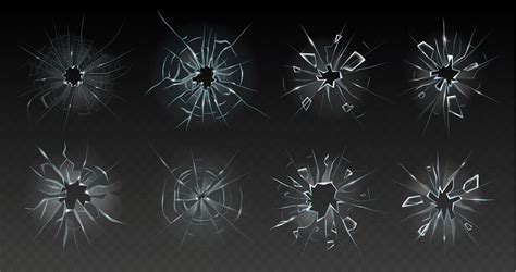 Realistic Cracked Glass Broken Smashed Damaged Texture Crash Destru By Winwin Artlab