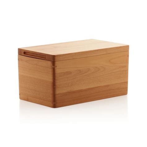 A list of essential tools and another list of wood required begins the plans. Carter Wood Bread Box | Crate and Barrel