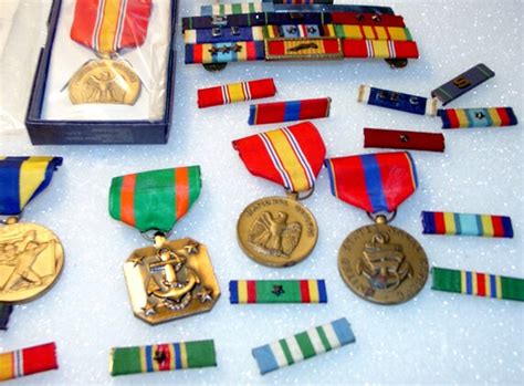 Reserved Us Navy Medals Vietnam Ribbons Crows Patch Large Lot