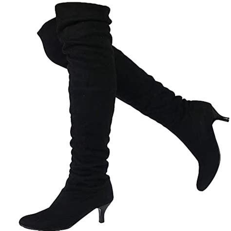 The 5 Best Thigh High Boots With A Kitten Heel