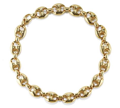 Yellow Gold Marina Chain Necklace Gucci