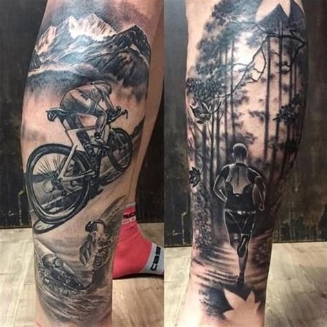 Bicycle Tattoo Bike Tattoos Leg Tattoos Sleeve Tattoos Cycling