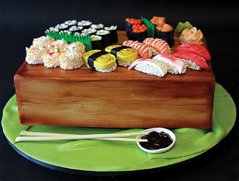 The Top 12 Craziest Cakes Sushi Cake By Pinkcakebox Crazy Wedding