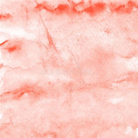 Abstract Paint Hand Drawn Red Watercolor Background Raster