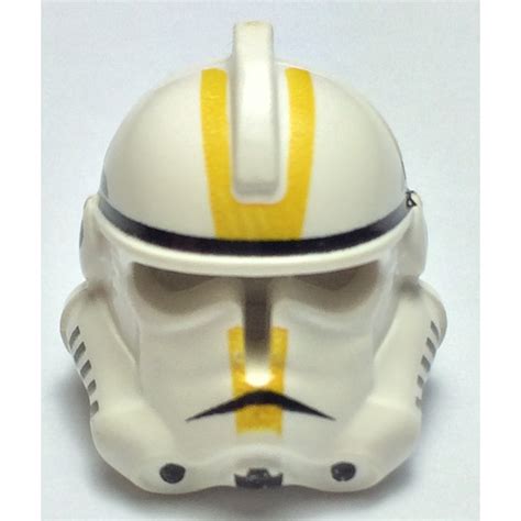 Lego White Clone Trooper Helmet With Decoration 53207 Brick Owl