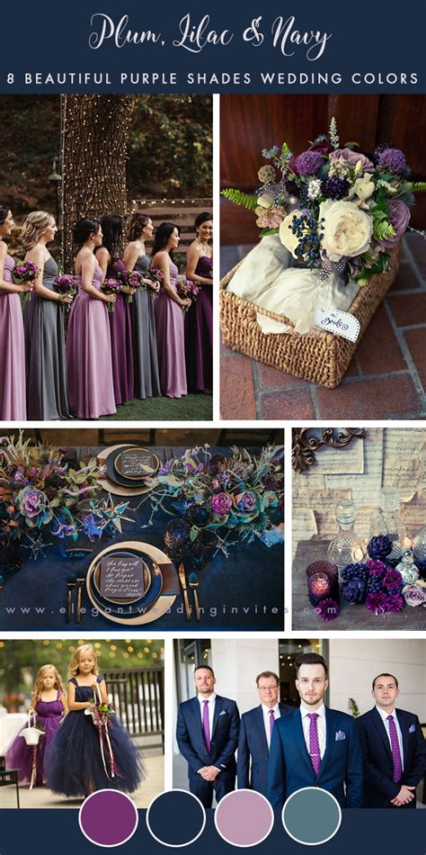 8 Stunning Wedding Colors In Shades Of Purple