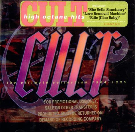 The Cult High Octane Cult Gold Promo Stamped Us Cd Album Cdlp 502144