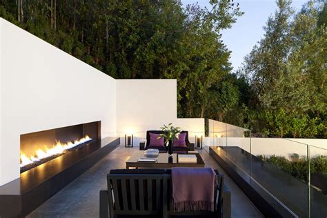 Selected Projects — Christine London Ltd Contemporary Outdoor Fireplaces Outdoor Gas