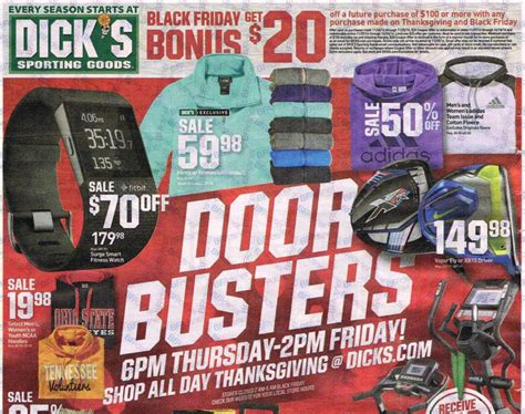 Dicks Sporting Goods Black Friday Ad 2016 Southern Savers