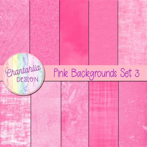 Free Digital Paper Backgrounds Featuring Pink Designs