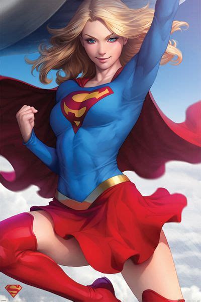 Supergirl Flying