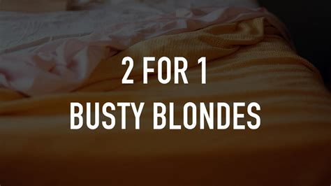 2 For 1 Busty Blonde Double Facials Tvnu