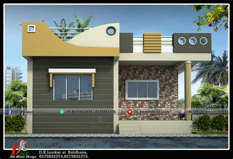 Best Elevation For Single Floor House Home Design 3d