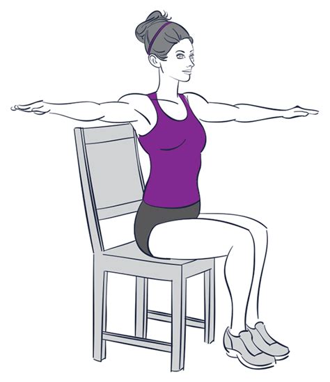 9 exercises you can do while sitting down fitness seated chair