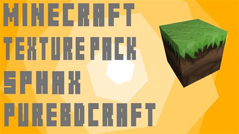 Minecraft Sphax Purebdcraft Texture Pack 1710 Youtube