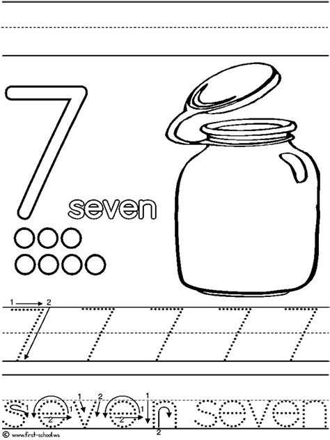 17+ best images about Number Printouts on Pinterest | Number worksheets
