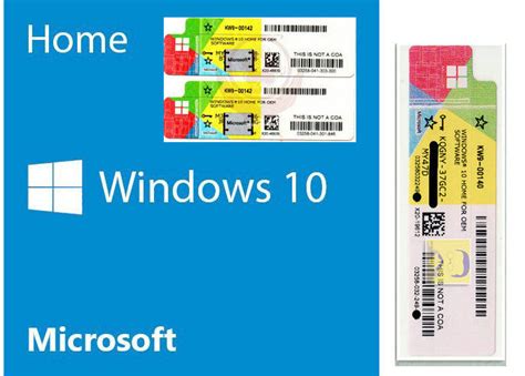 All Version Windows 10 Home Key Codes Oem Package Original Microsoft