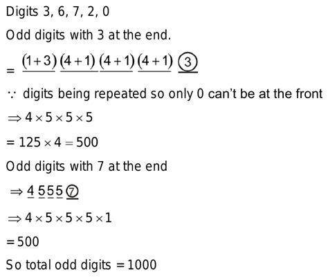 11how Many Odd Numbers Of Five Digits Can Be Formed With The Digits 3