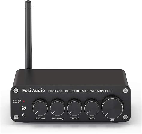 Fosi Audio BT30D Bluetooth 5 0 Stereo Audio Receiver Amplifier 2 1