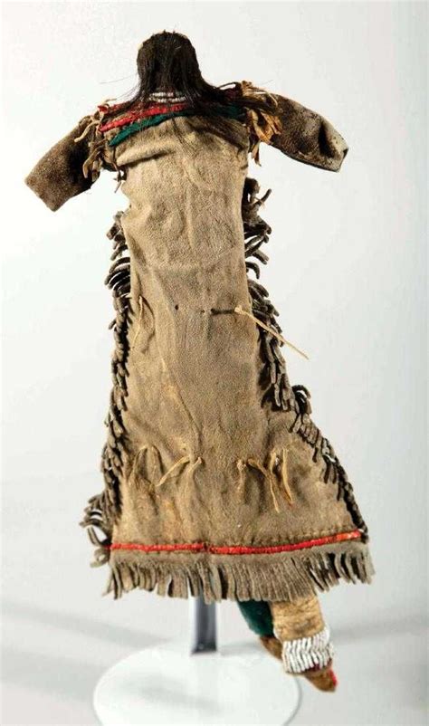 Hidatsa Indian Buckskin Female Doll Indigenous Art Indigenous Peoples Native American Dolls
