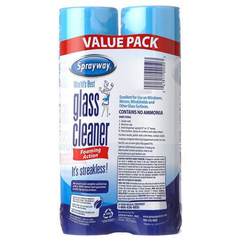 sprayway world s best glass cleaner value pack 2x19 oz rafaelos