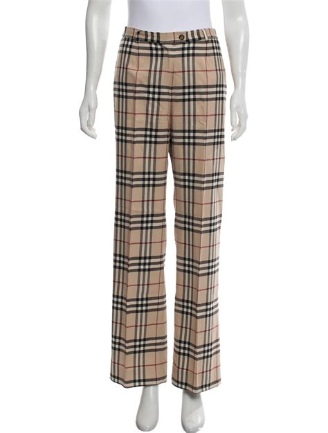 Burberry London Mid Rise Pants Clothing Wburl45073 The Realreal