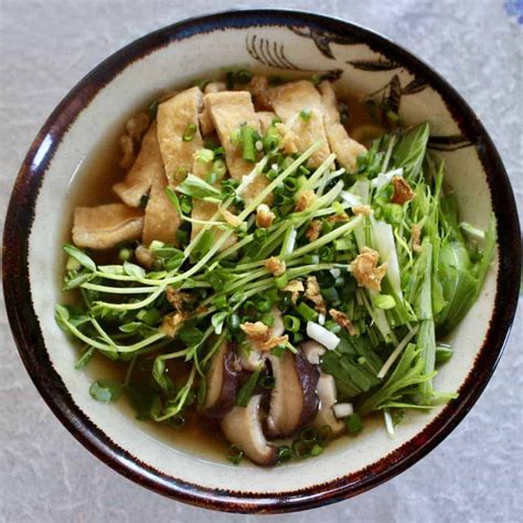 Make the soup from scratch. Kitsune Soba Tofu Buckwheat Noodle Soup (Vegan + GF ...
