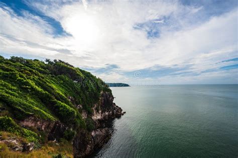Beautiful Landscape View With Endless Horizon On Pha Suk Nirun Cliff At
