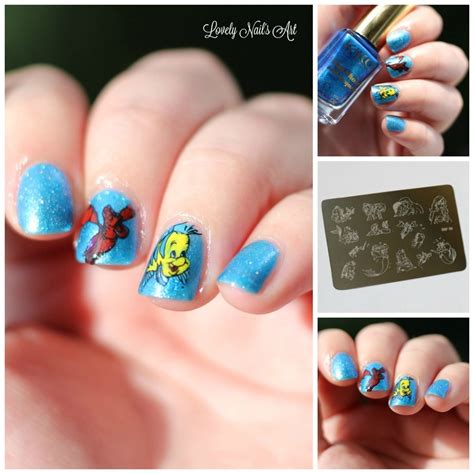 Nail Art Stamping Disney Nail Art By Lovely Nails Art Nailpolis