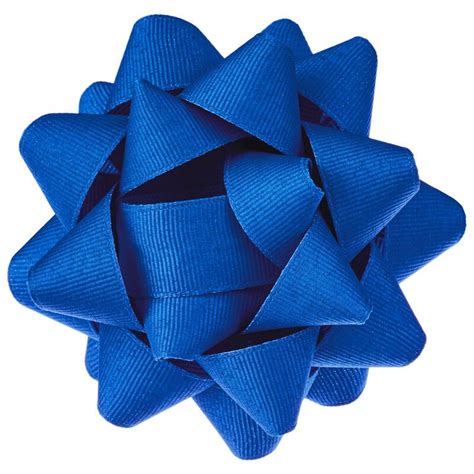Royal Blue Grosgrain Ribbon Gift Bow In Gift Bows How To