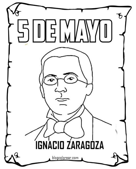 Dibujos Para Colorear 5 De Mayo