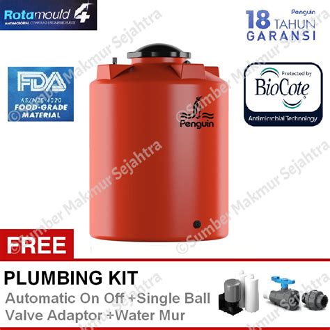 Jual beli tangki air 5000 liter online terlengkap, aman & nyaman di tokopedia lengkapi perlengkapan pertukangan anda dengan peralatan produk tangki air 5000 liter terbaik agar memberikan hasil maksimal di tokopedia. Tandon Air 5000 Liter Penguin / Toren Air / Tangki Air ...