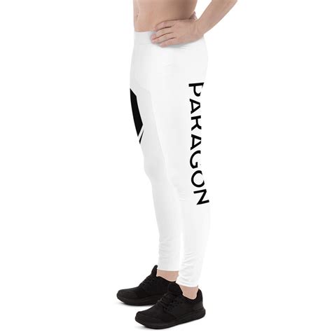 Paragon Mens White Leggings Paragon Fitness Gear
