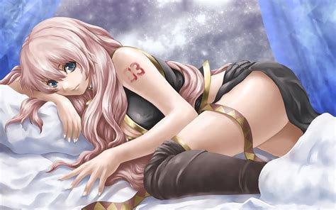 Hot Anime Girl Megurine Luka Vocaloid Poster My Hot Posters