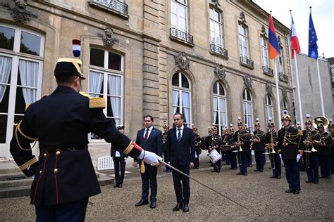 Armenian Defense Minister Suren Papikyan And French Defense Minister
