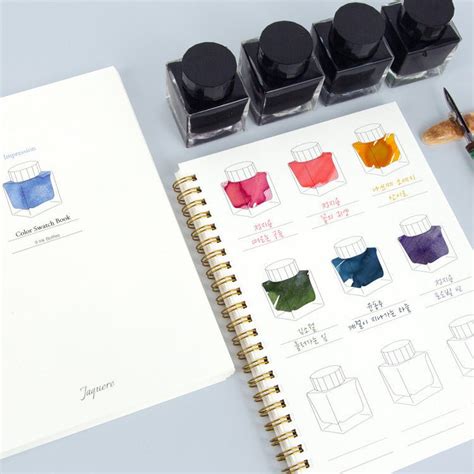 Wearingeul Color Chart Notebook Swatchbook Millenotes