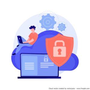 Cloud computing security abstract concept vector illustration. - Today.TechTalkThai.com