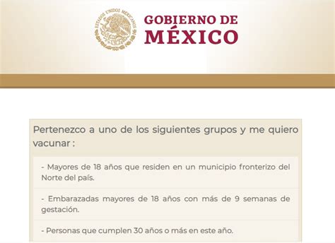 Inicio de tratamiento o en curso, enfermedad metastásica, tratamiento culminado dentro del primer año. Registro Mi Vacuna 40 A 49 Años : Mi Vacuna Salud Gob Mx ...