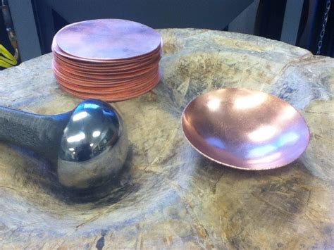 How To Form Copper Bowls From Sheet Metal By Hand Copper Bowl Sheet