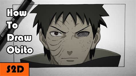 How To Draw Obito Narrated Digital Coloring Youtube