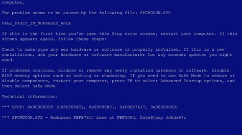 Как вызвать bsod blue screen of death без программ вызиваем синий екран смерти на windows 7